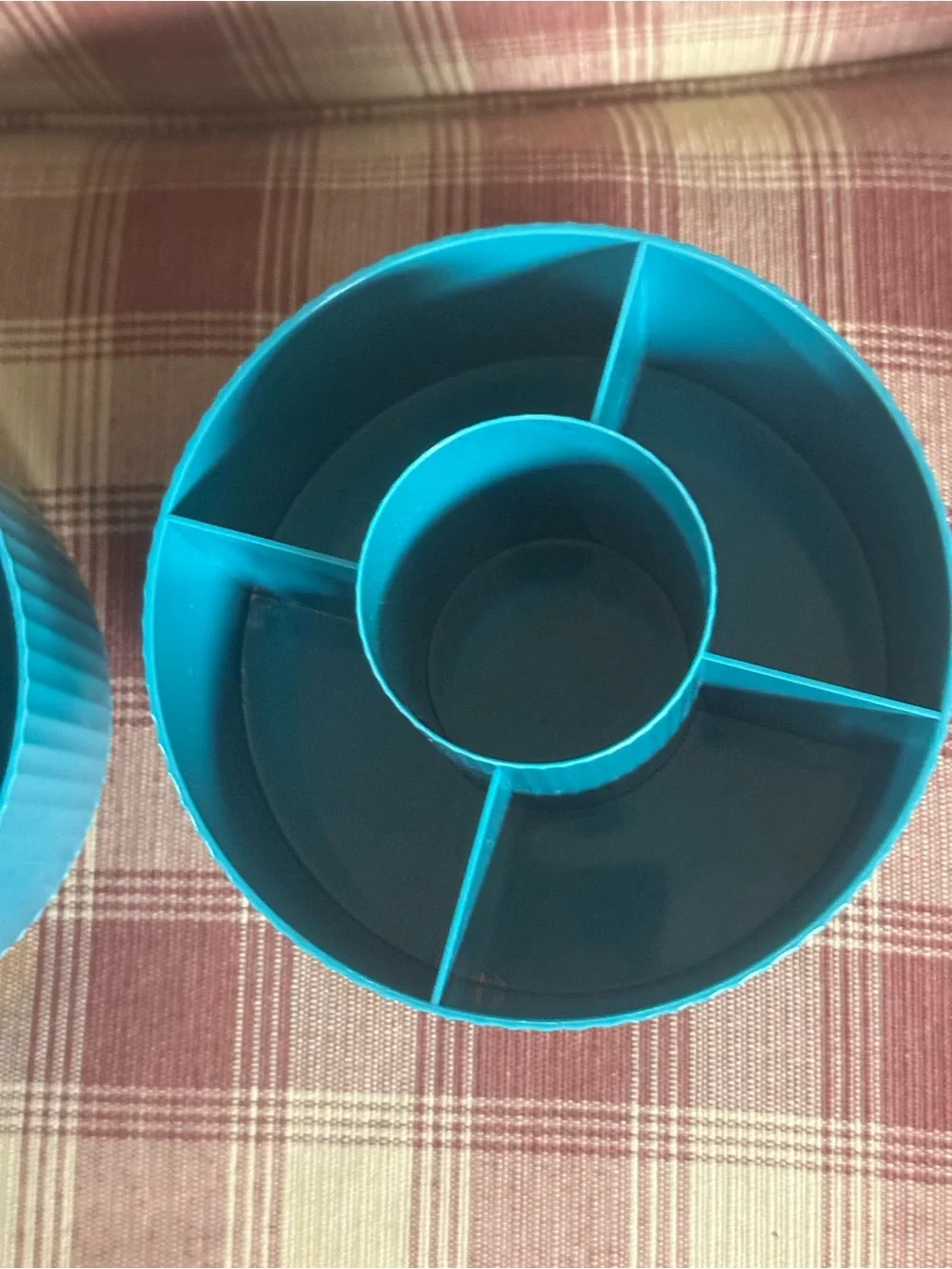 Set of 2 Rotating Desk Organizers with 5 Compartments